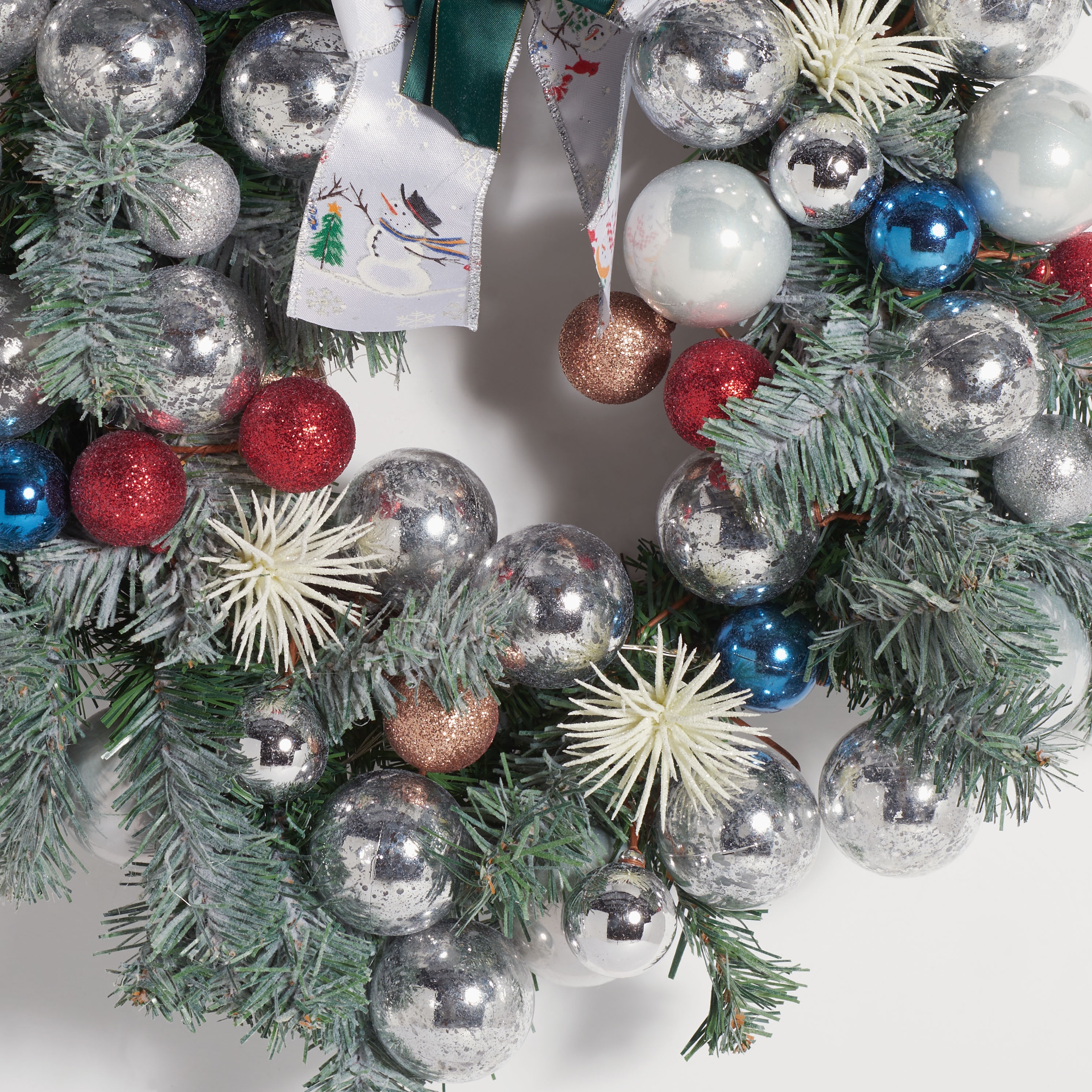 Radiant 20 Inch Christmas Wreath, Christmas Door Decorations