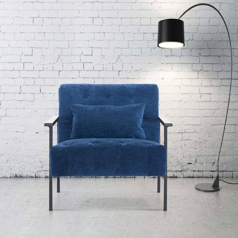 MCombo set of 2 Modern Accent, Ergonomics Lounge Chair for Living Room, Chenille, HQ417