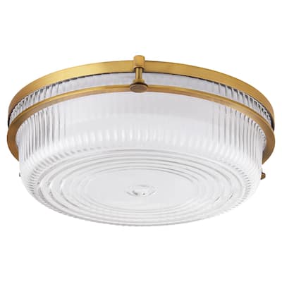 Quorum International 368-14 Emory 14" Wide LED Flush Mount Drum
