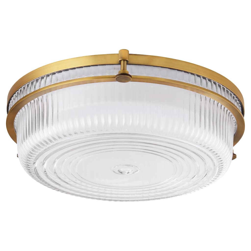 Quorum International 368-14 Emory 14" Wide LED Flush Mount Drum