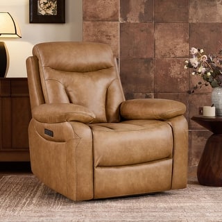Spruce & Spring Dual Motor Power Recliner Wall Hugger with Power Headrest