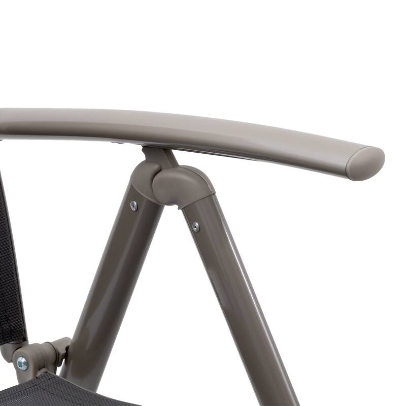 Outdoor Patio Cast Aluminum Swivel Bar Stools with Sunbrella Cushion