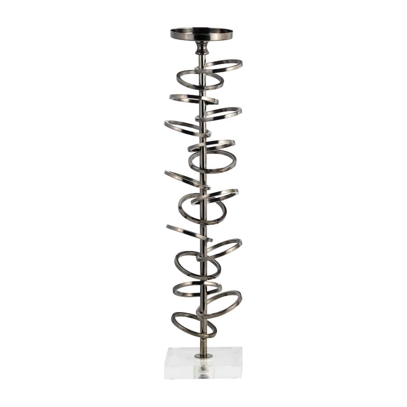 Sagebrook Home Metal Ring Toss Candleholder