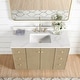 preview thumbnail 27 of 126, Oza Bath Vanity with Quartz Stone Top and Mirror