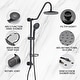 preview thumbnail 16 of 26, Proox 5-sprayer Rain Shower Faucet with Handheld Shower Soap Dish
