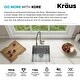 preview thumbnail 38 of 144, KRAUS Kore Workstation Undermount Stainless Steel Kitchen Sink