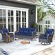 Option Navy Blue-Gray Rattan