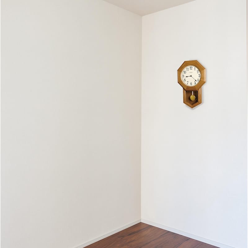 Howard Miller Elliott Octagonal Wood Chiming Wall Clock