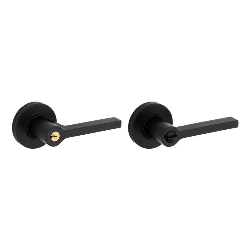 Baldwin Contemporary Right Handed Single Cylinder Keyed Entry Door - Satin Black