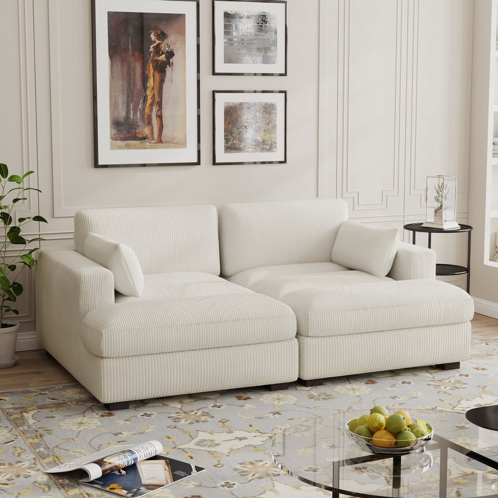 Modern Modular Sectional Sofa Chaise Couch Bed