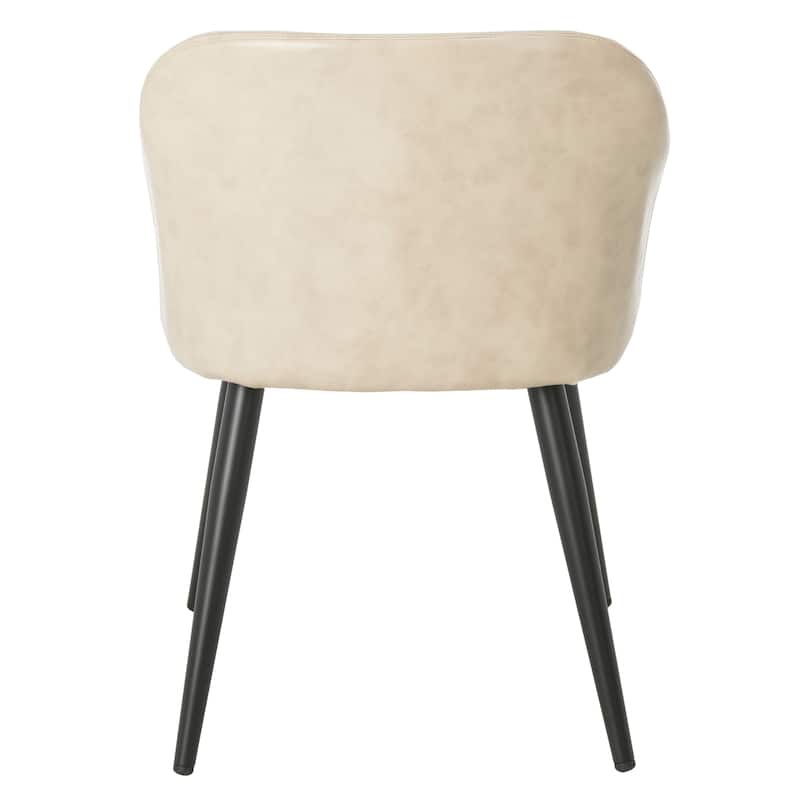 SAFAVIEH Drusilla Brown/ Black Accent Chair - 22.5" x 23.5" x 30" - 22Wx24Dx30H