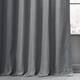 Heavy Faux Linen Single Curtain (1 Panel)