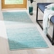 preview thumbnail 63 of 84, SAFAVIEH Handmade Flatweave Montauk Geert Cotton Rug 2'3" x 10' Runner - Turquoise/Ivory - Runner