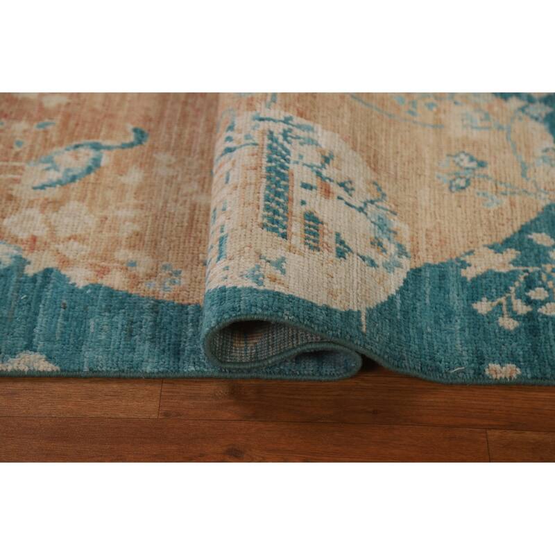 Animal Pictorial Art Deco Oriental Rug Wool Hand-knotted Foyer Carpet - 2'1" x 4'0"