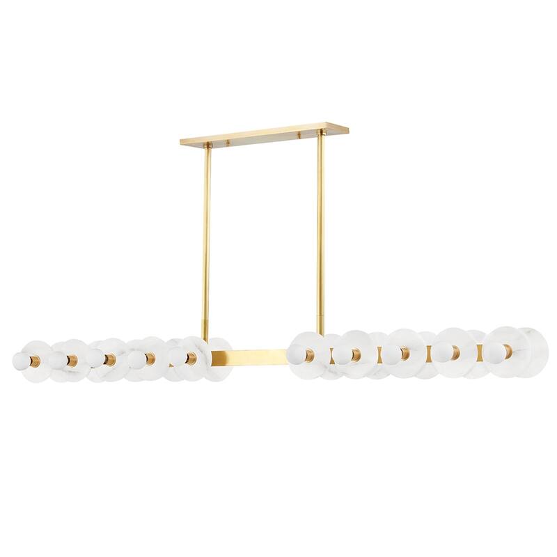 Hudson Valley Lighting Austen 20 Light 60" Wide LED Linear Chandelier