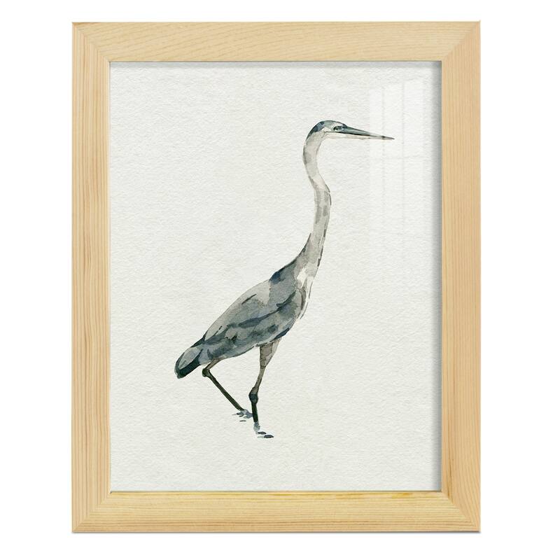 Saltwater Herons I Framed Print w/glassCherry Red Bed Bath & Beyond