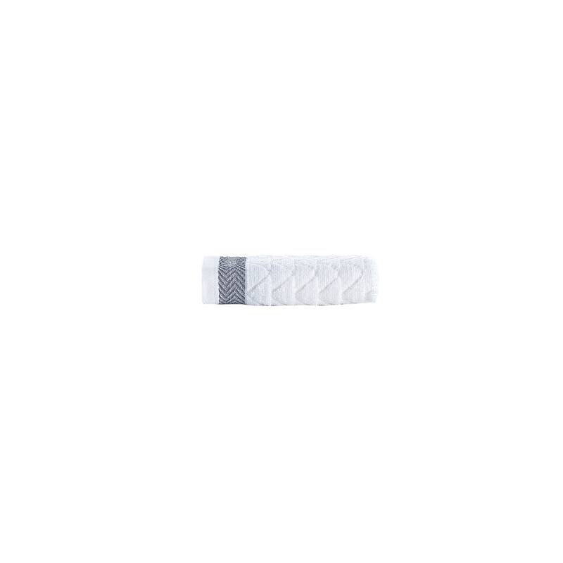 Brooks Brothers Herringbone Wash Towel - White