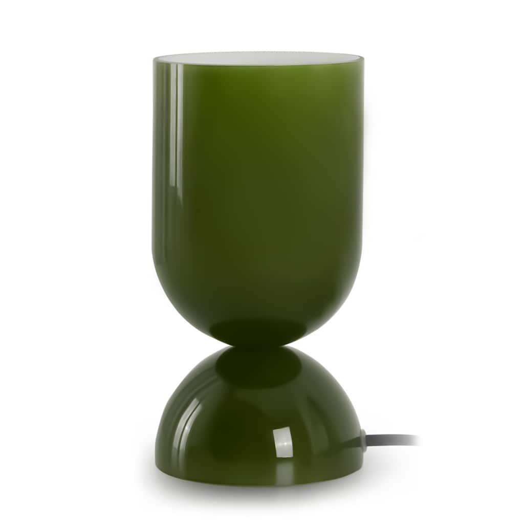 9 in. Modern Glass Small Table Lamp with E12 Base (Bulb not included)