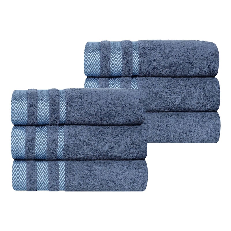 Superior Hays Cotton Soft Medium Weight Hand Towel Set of 6