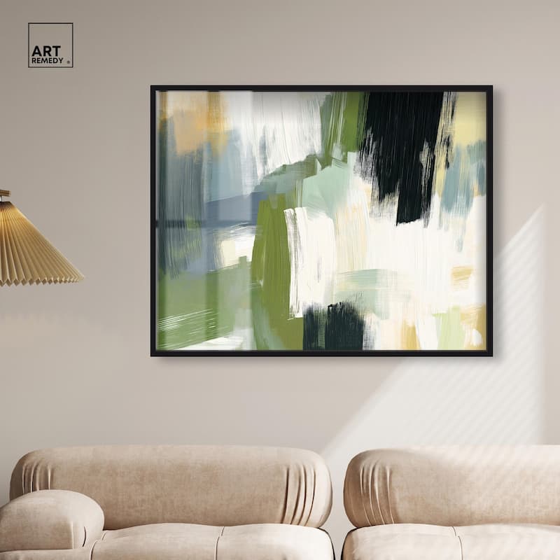 Moss Layers I Shadowbox by Art Remedy