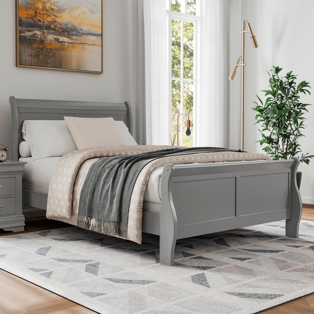 Furniture of America Mayday II Classic Kids Wooden Sleigh Bed