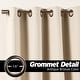 preview thumbnail 25 of 23, Aurora Home Extra Long Grommet Top Thermal Blackout Curtain Single Panel