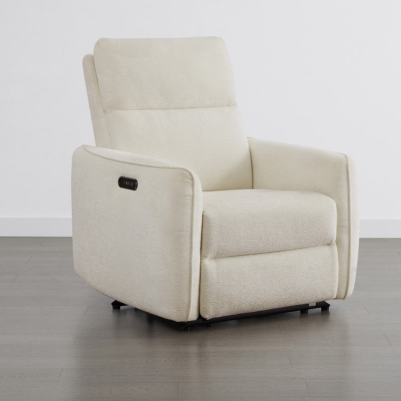 Spruce & Spring Dual Motors Power Lay Flat Recliner with Headrest