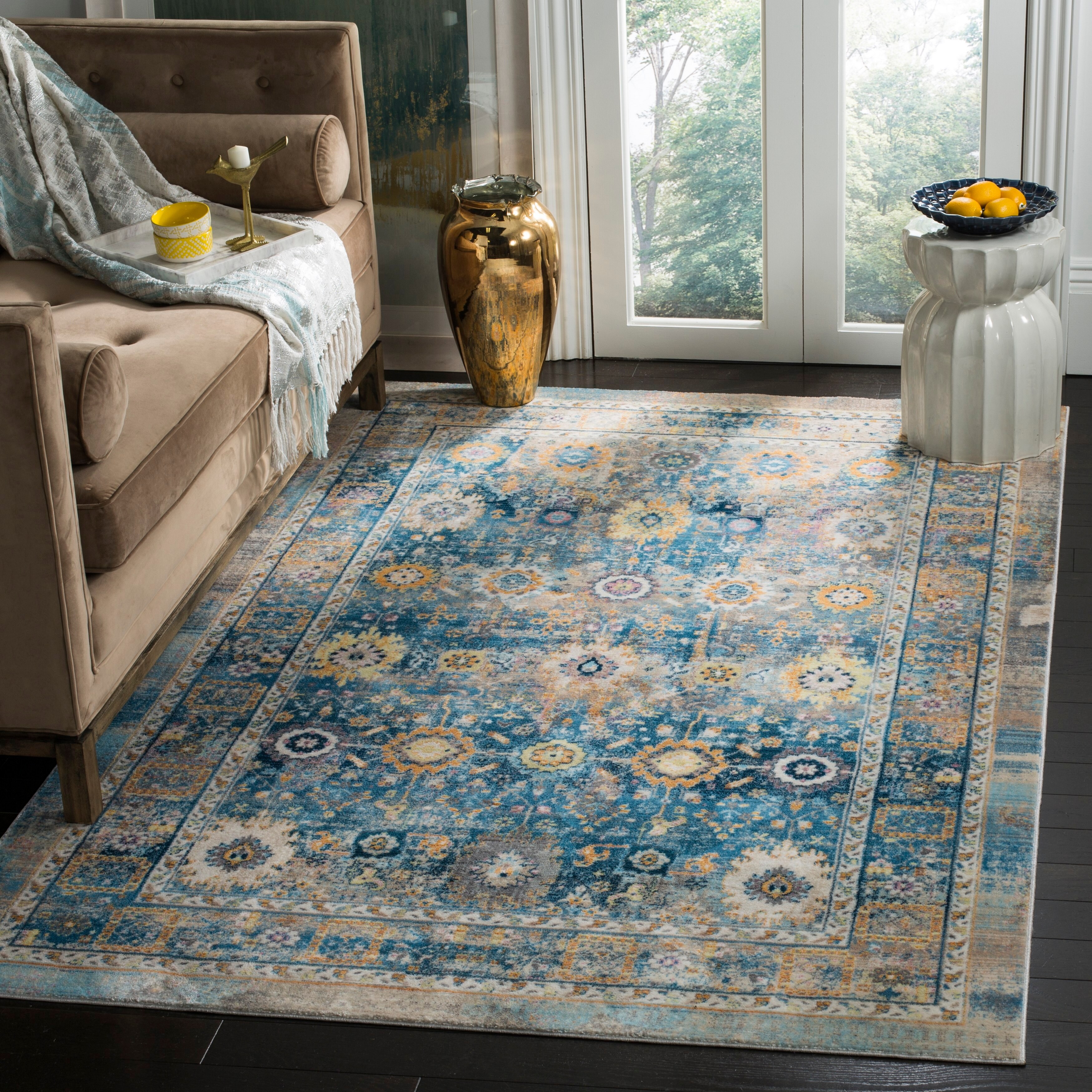 polyester oriental rugs
