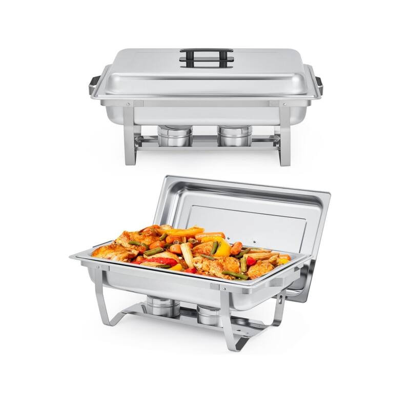 2-Pack Rectangular Chafing Dish - 2pcs - 2pcs