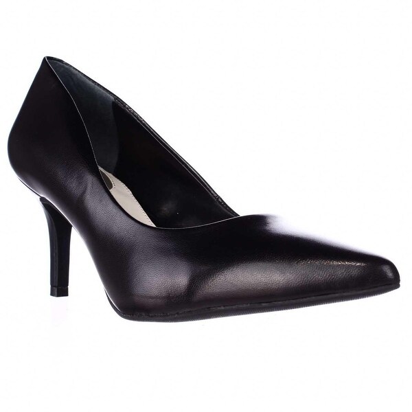 A35 Jeules Classic Pumps, Black Leather