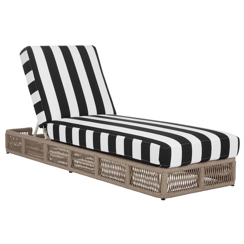 SAFAVIEH Outdoor Tinna Sun Lounger - 75"W x 25"D x 13"H