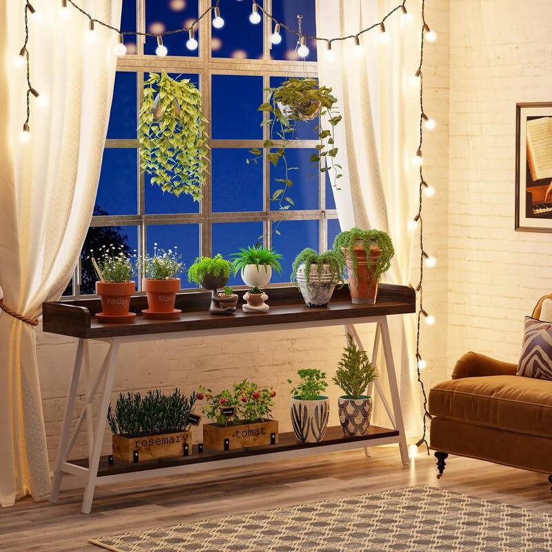 70.9 inch Extra Long Console Table Behind Sofa Couch, Narrow Entryway Table
