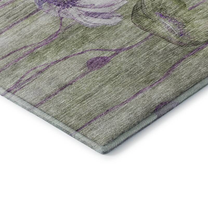 Premium Washable Super Soft Modern Floral Mayfield Rug