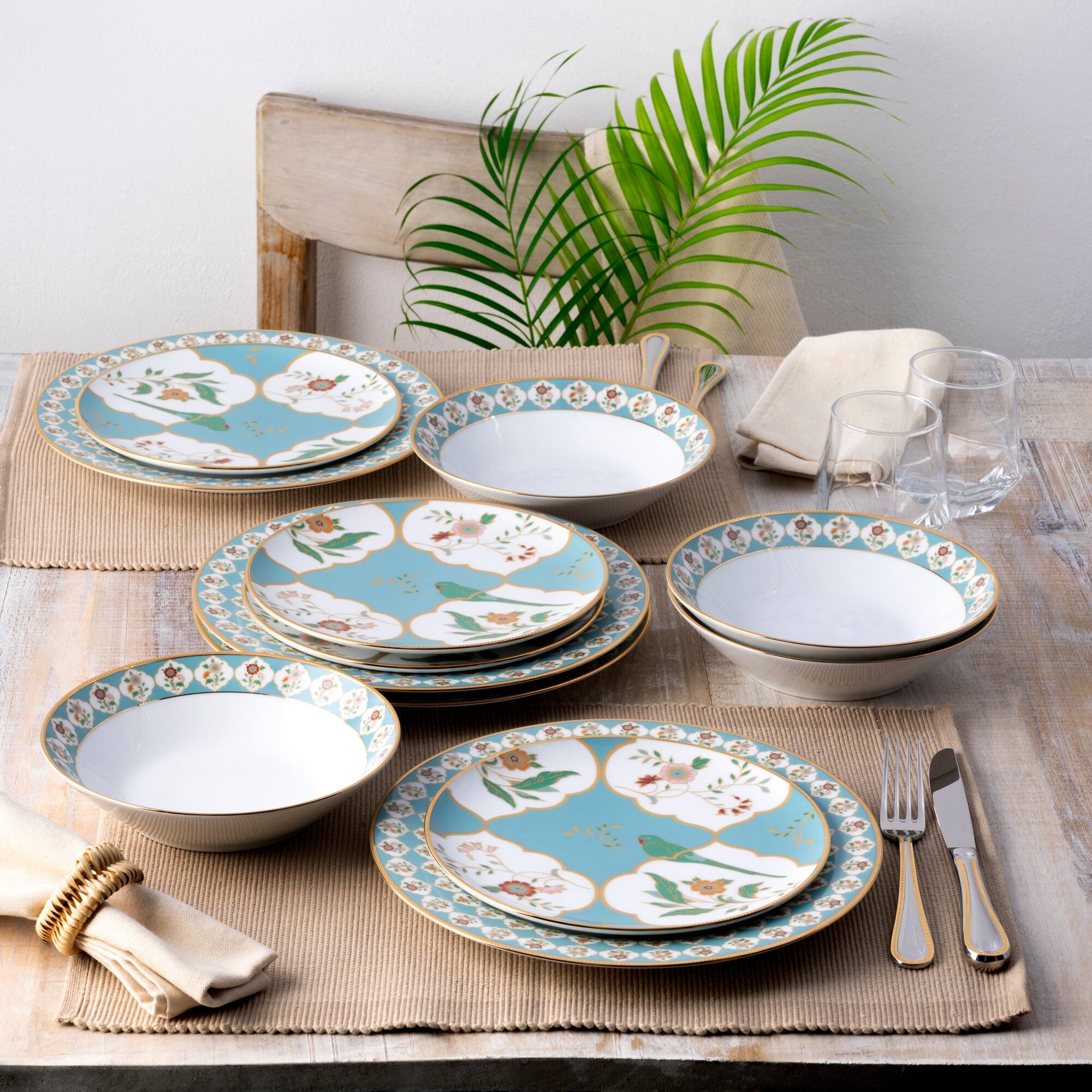 Noritake Blueshire Set Of 4 Bread & Butter/Appetizer Plates, 6-1/2