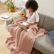 preview thumbnail 88 of 93, Madison Park Hand Made Chunky Double Knit Throw Blanket
