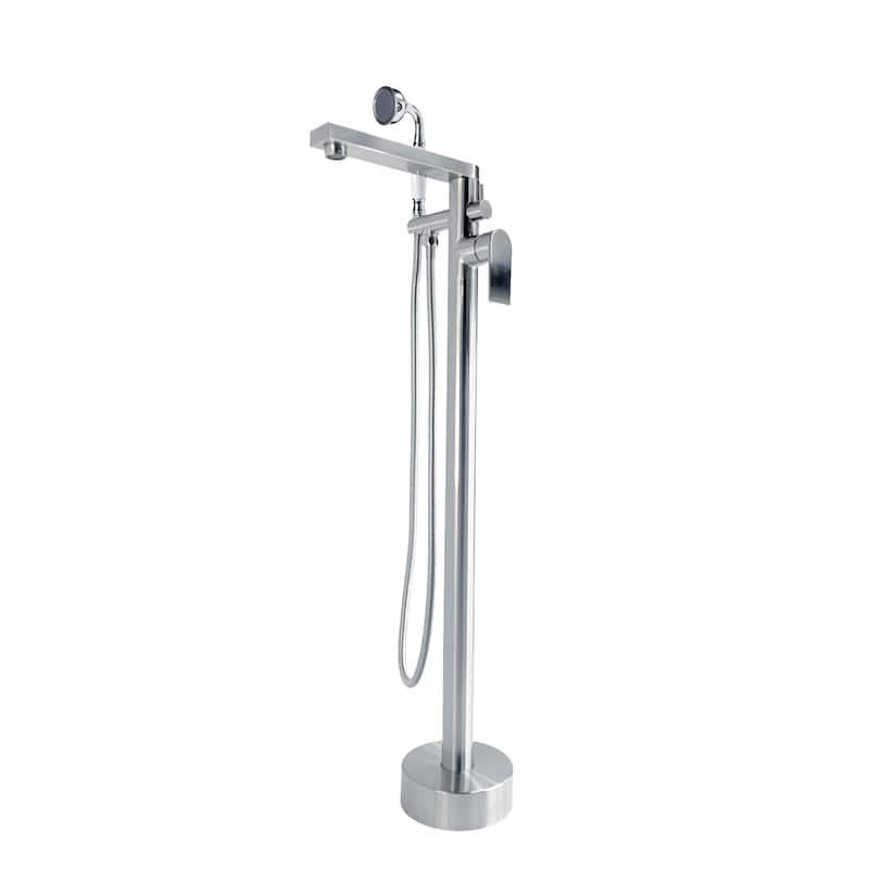Venus Square Head Tub Filler Faucet with Handshower