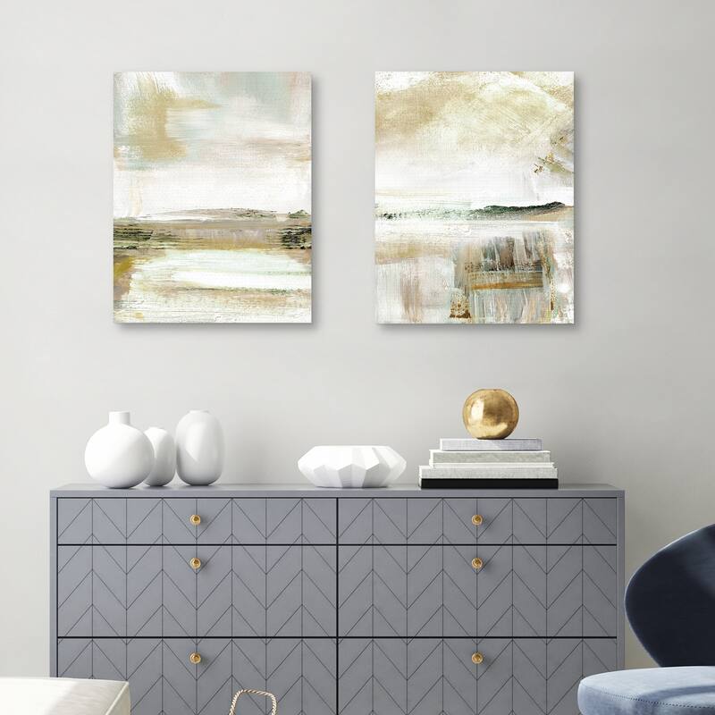 Summer Haze I, Summer Haze II by Judith Shapiro Canvas Art Prints