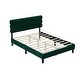 preview thumbnail 28 of 27, Queen Size Platform Bed Frame with Headboard & Wooden Slats Support for Kids Teens Adults No Box Spring, Easy Assembly