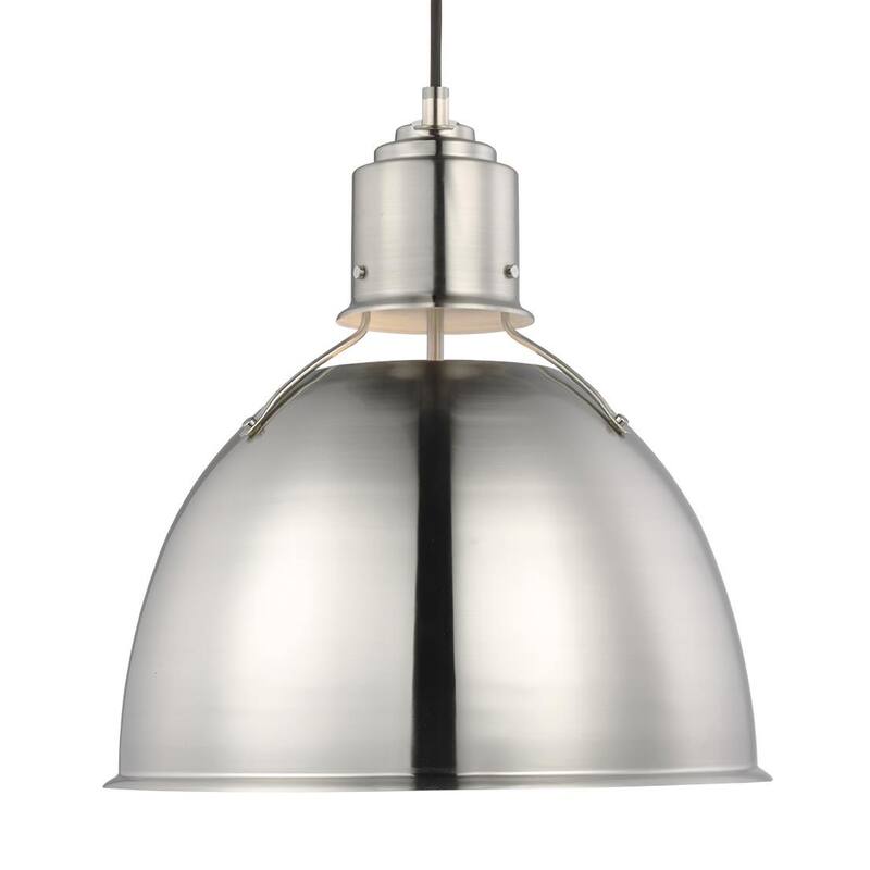Bellevue Indre 15" Wide Pendant - Brushed Nickel