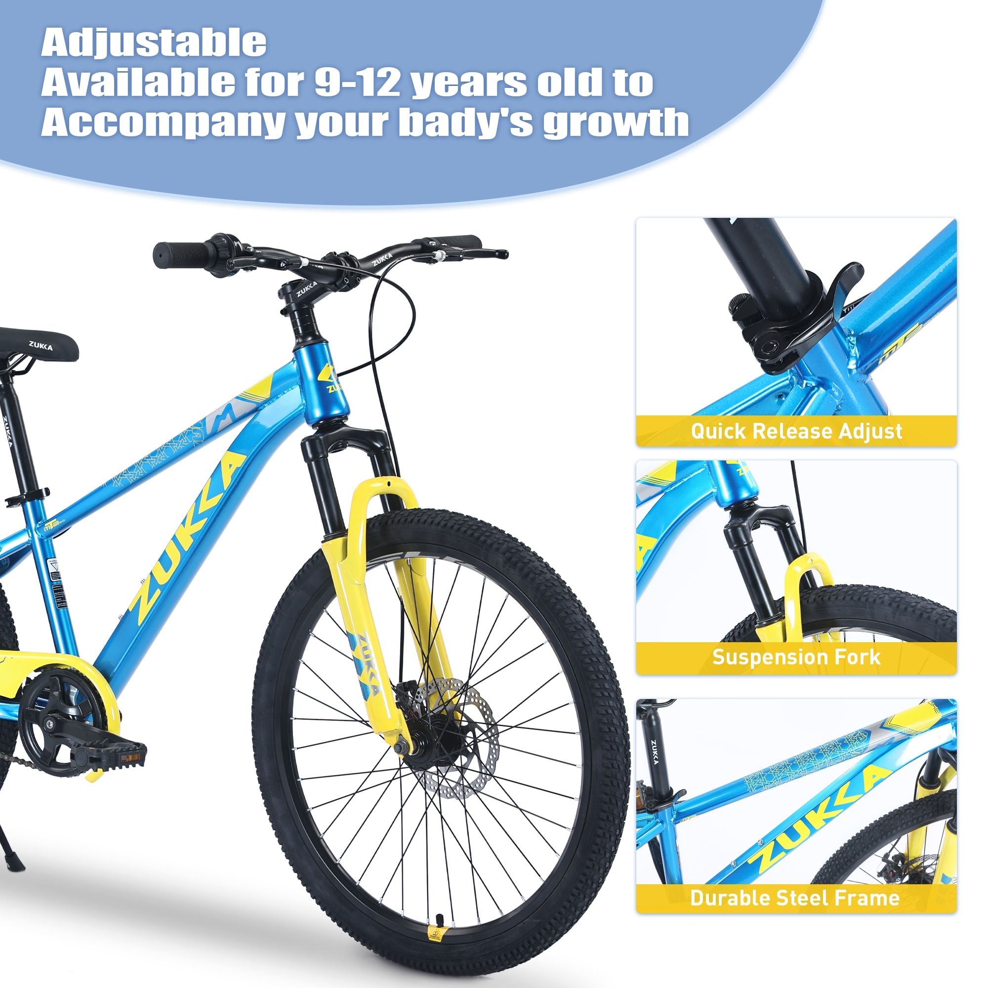 Mountain Bike 24 Inch MTB for Boys and Girls Age 9 12 Years Multiple Colors Bed Bath Beyond 40523504