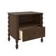 preview thumbnail 7 of 39, Max and Lily Jenny Lind Nightstand with 1 Drawer and Charging Station