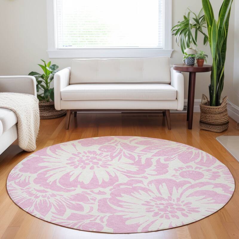 Vamo Botanic Elegance Weather Resistant Classic Meets Modern Outdoor Rug