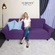 preview thumbnail 27 of 93, Subrtex Stretch Loveseat Slipcover 1 Piece Spandex Furniture Protector Violet