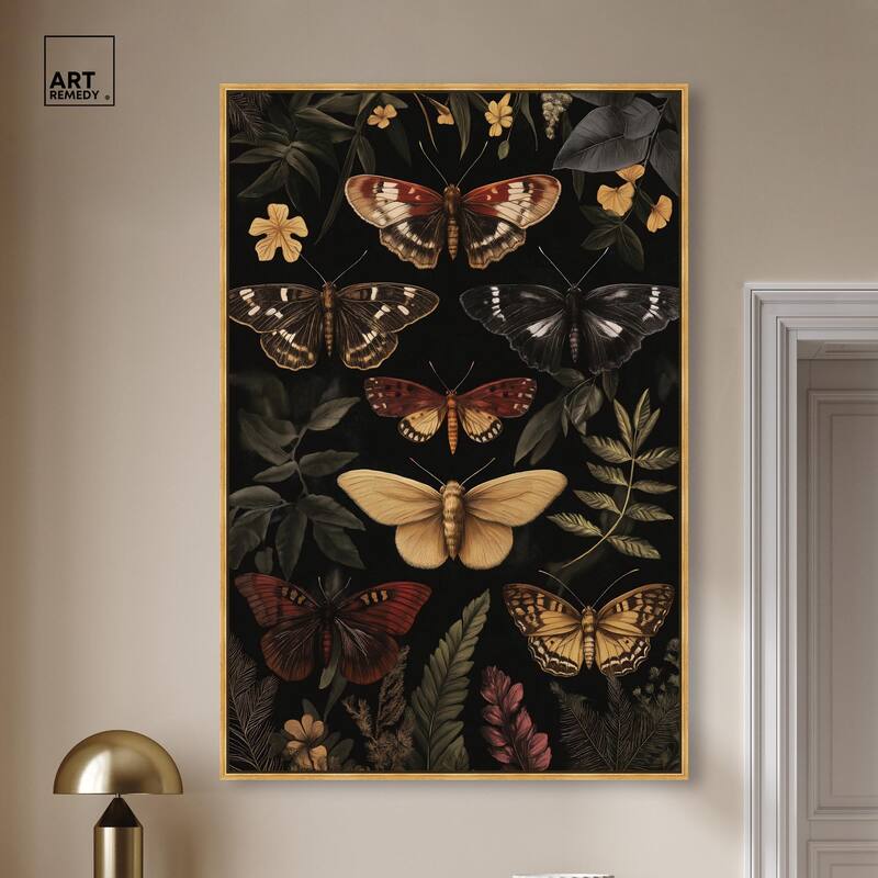 Winged Visitors III Canvas by Art Remedy
