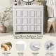 preview thumbnail 79 of 161, GDFStudio - Elysia Wood Bathroom Vanity with Ceramic Sink & Storage Cabinet Organizer