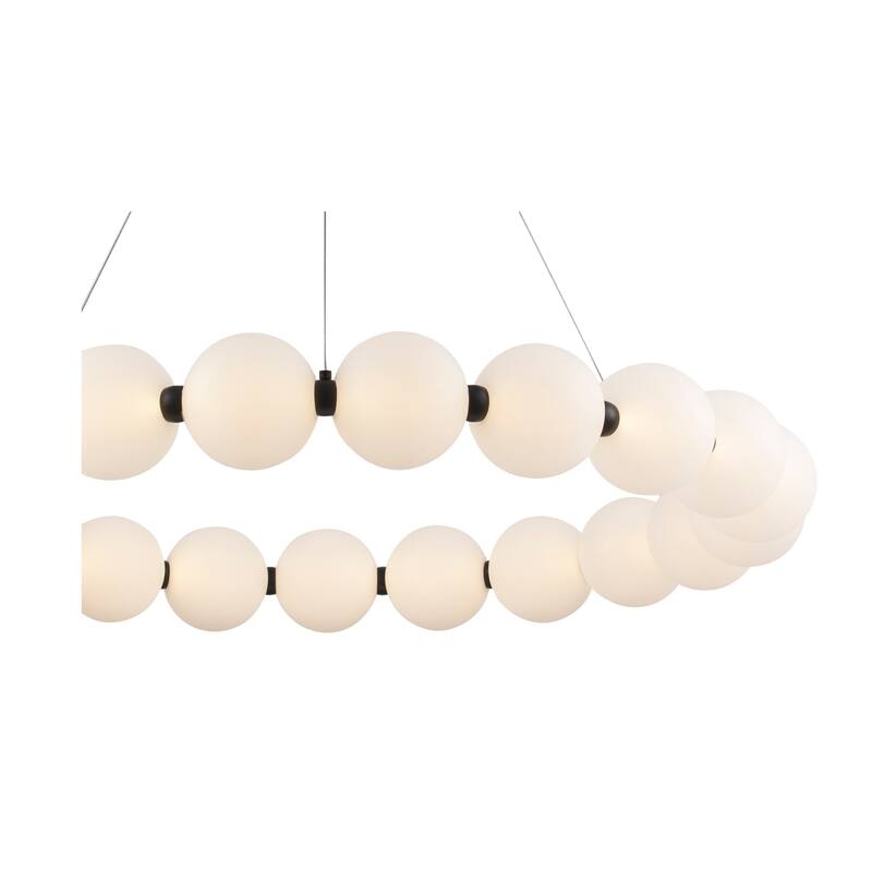 Trans Globe Lighting MDN-1592 Nightingale 35" Wide LED Ring Chandelier