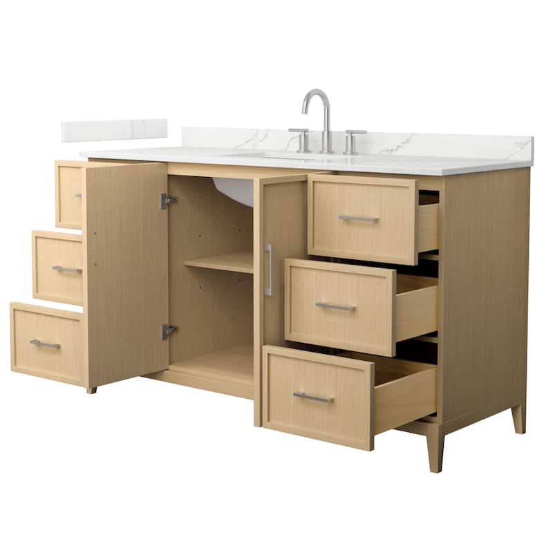 Wyndham Collection WCH717160S-QTZ-US3MXX Elan 60" Free Standing Single