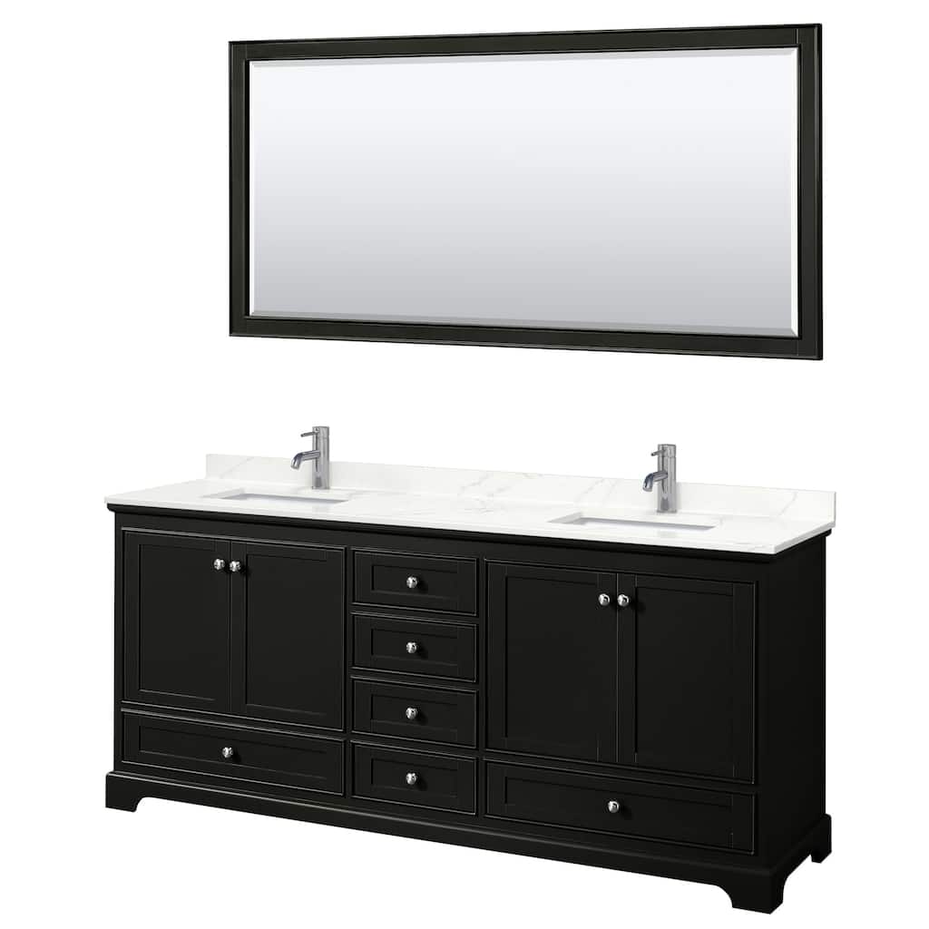 Wyndham Collection WCS202080D-QTZ-UNSM70 Deborah 80" Free Standing