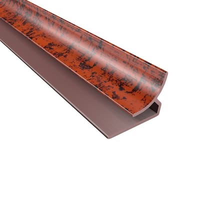 FASÄDE 47 in. Decorative Vinyl Inside Corner Trim Moonstone Copper (5 Pack) - 5 Pack