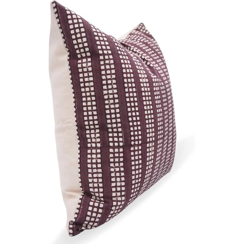 Fabdivine Cotton Boho Block print pillow Cover